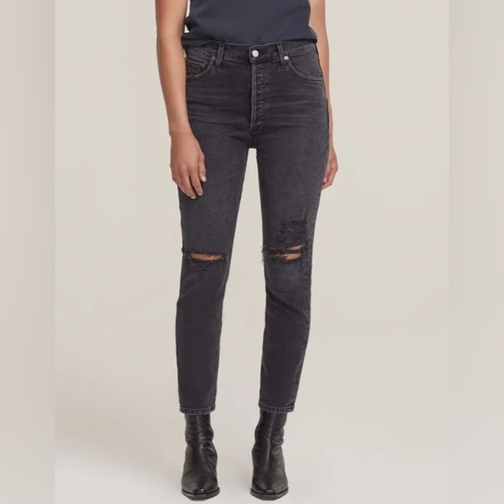 Agolde Nico skinny jeans in cassette